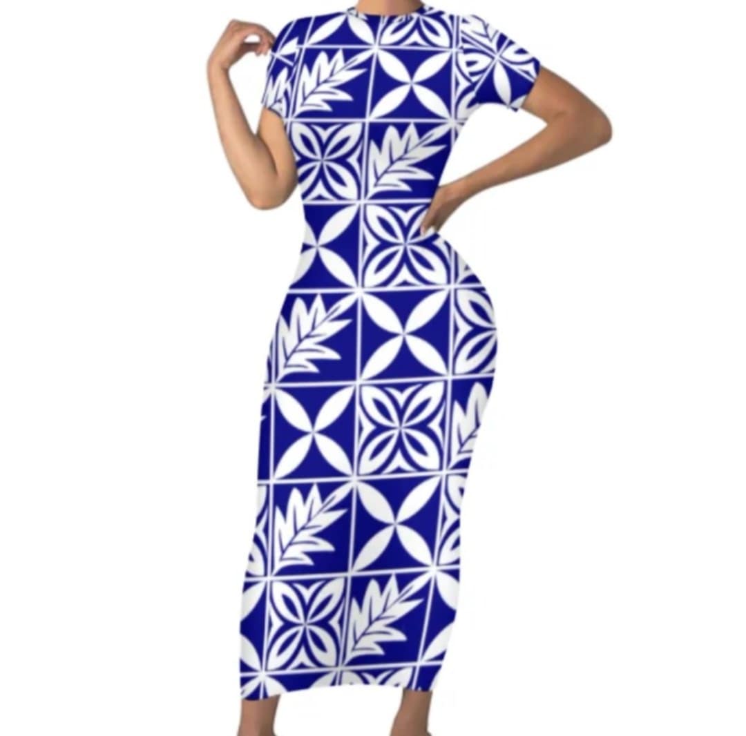 LONG FITTED BODYCON DRESS