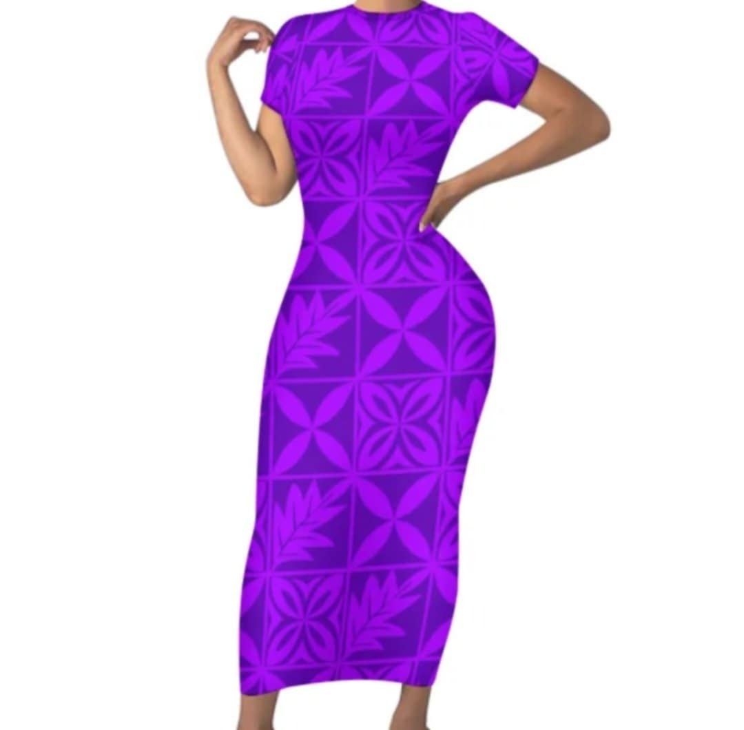 LONG FITTED BODYCON DRESS